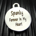 Stainless Steel Engraved Dog Bone Keychain