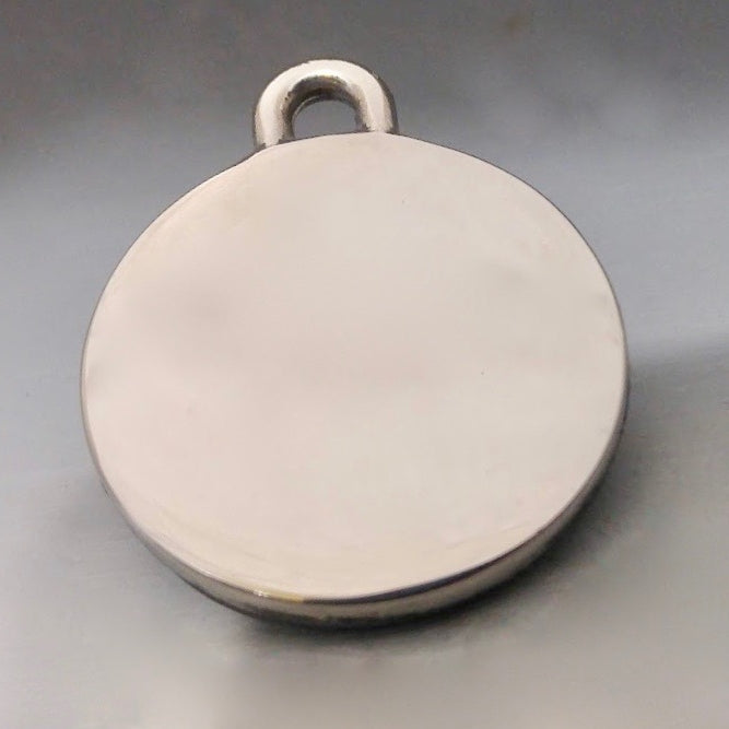 Large Double-Sided Blank Stainless Steel Pet ID Tag
