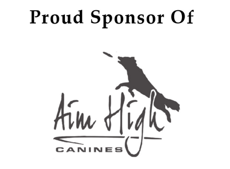 Proud Sponsor of Aim High Canines