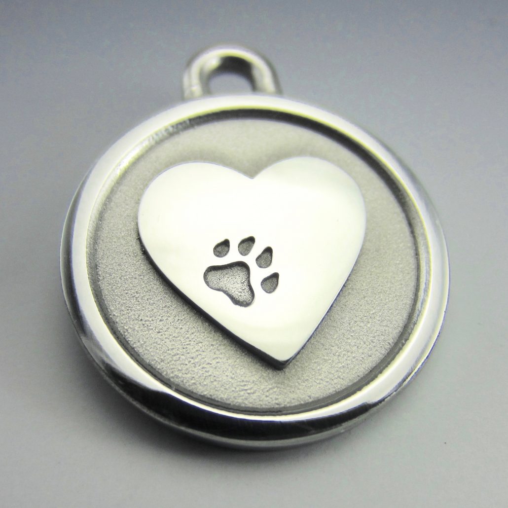 Providence Engraving Pet ID Tags - 8 Lines of Engraving Available Size Small or Large Bone Round Star Heart Hydrant Paw Cat Face
