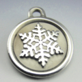 Stainless Steel ID Tag Snowflake